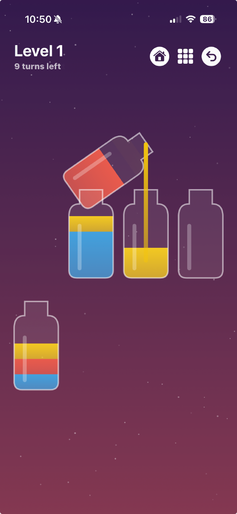 Magic Sand Sort gameplay screenshot